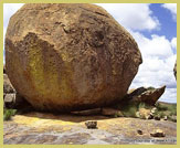 Massive granite boulders and rock shelters have been used as a natural canvas for an extraordinary wealth of rock art in the Matobo Hills UNESCO world heritage site, Zimbabwe